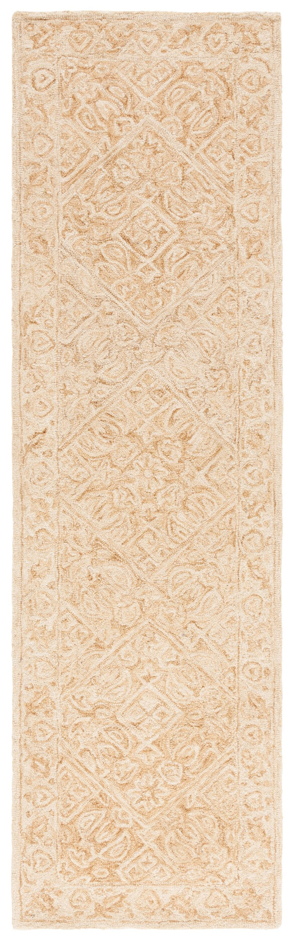 Safavieh Dip Hand-tufted Area Rug With Floral Motifs - Luxurious Wool Blend For Modern Home Elegance Gold ,Ivory 80% Wool,20% Cotton Ddy151d-3