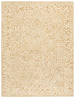 Safavieh Dip Hand-tufted Area Rug With Floral Motifs - Luxurious Wool Blend For Modern Home Elegance Gold ,Ivory 80% Wool,20% Cotton Ddy151d-3
