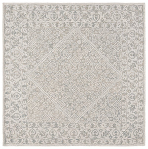 Safavieh Dip Hand-tufted Area Rug With Floral Motifs - Luxurious Wool Blend For Modern Home Elegance Grey ,Ivory 80% Wool,20% Cotton Ddy151f-4