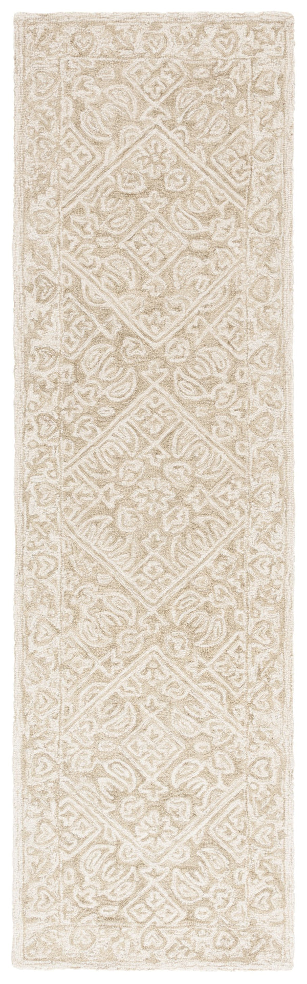Safavieh Dip Hand-tufted Area Rug With Floral Motifs - Luxurious Wool Blend For Modern Home Elegance Sage ,Ivory 80% Wool,20% Cotton Ddy151w-4