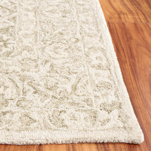 Safavieh Dip Hand-tufted Area Rug With Floral Motifs - Luxurious Wool Blend For Modern Home Elegance Sage ,Ivory 80% Wool,20% Cotton Ddy151w-4