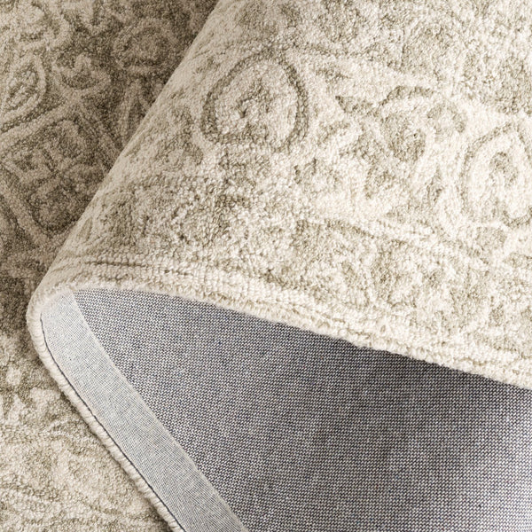 Safavieh Dip Hand-tufted Area Rug With Floral Motifs - Luxurious Wool Blend For Modern Home Elegance Sage ,Ivory 80% Wool,20% Cotton Ddy151w-4