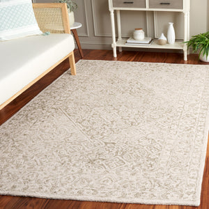 Safavieh Dip Hand-tufted Area Rug With Floral Motifs - Luxurious Wool Blend For Modern Home Elegance Sage ,Ivory 80% Wool,20% Cotton Ddy151w-4