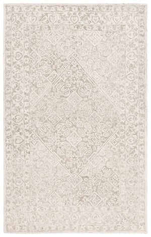 Safavieh Dip Hand-tufted Area Rug With Floral Motifs - Luxurious Wool Blend For Modern Home Elegance Sage ,Ivory 80% Wool,20% Cotton Ddy151w-4