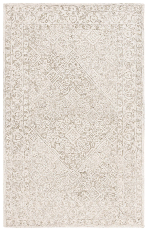 Safavieh Dip Hand-tufted Area Rug With Floral Motifs - Luxurious Wool Blend For Modern Home Elegance Sage ,Ivory 80% Wool,20% Cotton Ddy151w-4