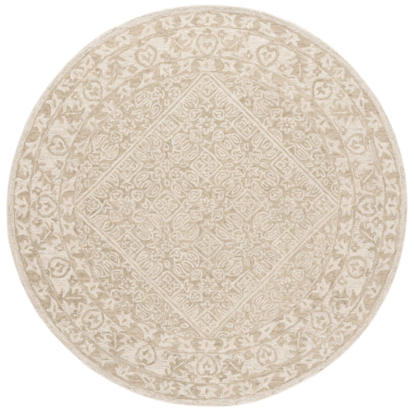 Safavieh Dip Hand-tufted Area Rug With Floral Motifs - Luxurious Wool Blend For Modern Home Elegance Sage ,Ivory 80% Wool,20% Cotton Ddy151w-4