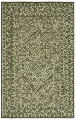 Safavieh Dip Hand-tufted Round Area Rug In Sophisticated Dark Palette - Elevate Your Home Decor Today! Green 80% Wool,20% Cotton Ddy151y-29