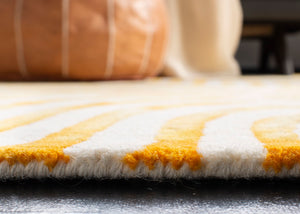 Safavieh Dip Dye 822 Hand Tufted  Rug Ivory / Terracotta DDY822A-5