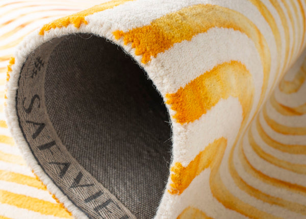 Safavieh Dip Dye 822 Hand Tufted  Rug Ivory / Terracotta DDY822A-5