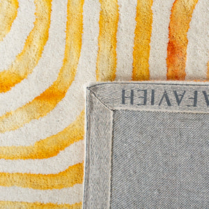 Safavieh Dip Dye 822 Hand Tufted  Rug Ivory / Terracotta DDY822A-5