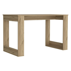 English Elm Writing Desk Light Oak with 47.2" x 23.6" Workstation, Sturdy Legs, Slim Design for Small Spaces B097133091