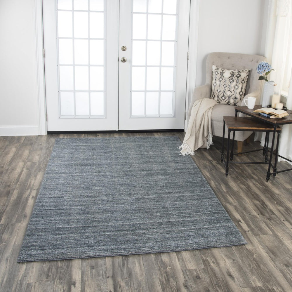 Alora Decor Demure Hand-Tufted Blue Area Rug With Viscose-Wool Blend, Faded Denim Look For Cozy Living Spaces 8' x 10' DEMDE100100270810