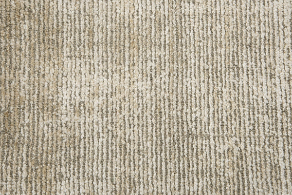 Alora Decor Demure Hand-Tufted Beige Rug In Viscose-Wool Blend — Soft Sheen, Durable Artisan Transitional Style 5' x 8' DEMDE100200040508