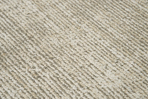 Alora Decor Demure Hand-Tufted Beige Rug In Viscose-Wool Blend — Soft Sheen, Durable Artisan Transitional Style 5' x 8' DEMDE100200040508