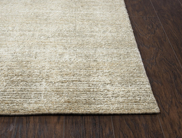 Alora Decor Demure Hand-Tufted Beige Rug In Viscose-Wool Blend — Soft Sheen, Durable Artisan Transitional Style 5' x 8' DEMDE100200040508