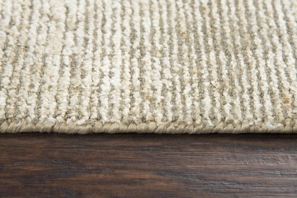 Alora Decor Demure Hand-Tufted Beige Rug In Viscose-Wool Blend — Soft Sheen, Durable Artisan Transitional Style 5' x 8' DEMDE100200040508