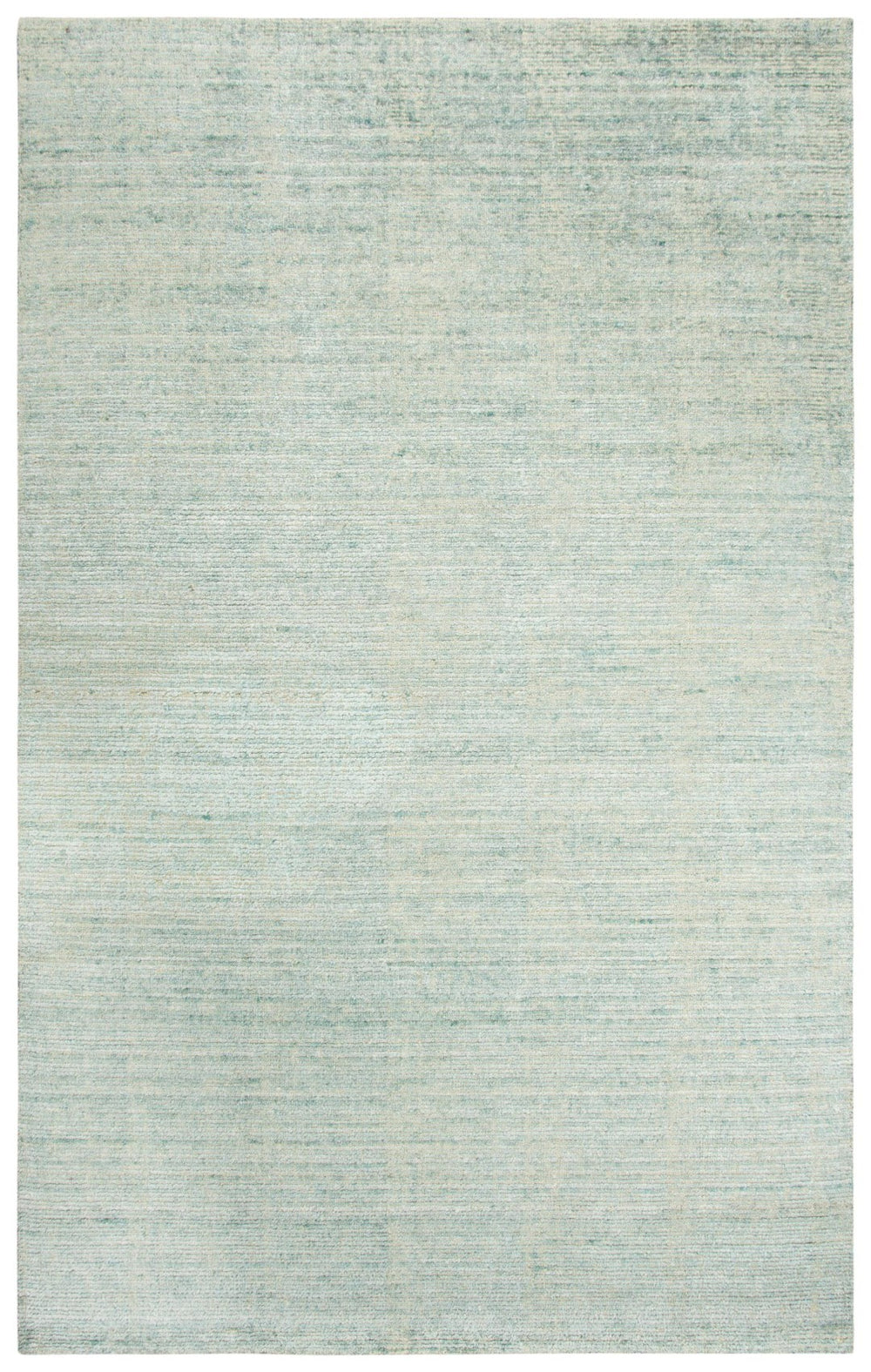 Alora Decor Demure Hand-Tufted Aqua Rectangle Rug In Viscose-Wool Blend, Plush Coastal Transitional Style, Artisanal Quality Infused 5' x 8' DEMDE1004AA000508