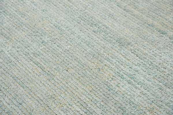 Alora Decor Demure Hand-Tufted Aqua Rectangle Rug In Viscose-Wool Blend, Plush Coastal Transitional Style, Artisanal Quality Infused 5' x 8' DEMDE1004AA000508