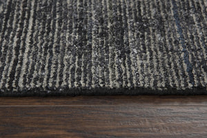 Alora Decor Demure Hand-Tufted Gray Area Rug — 60% Viscose 40% Wool, Soft Sheen, Transitional Elegance 9' x 12' DEMDE100600060912
