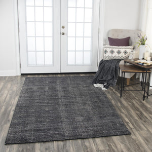 Alora Decor Demure Hand-Tufted Gray Area Rug — 60% Viscose 40% Wool, Soft Sheen, Transitional Elegance 9' x 12' DEMDE100600060912