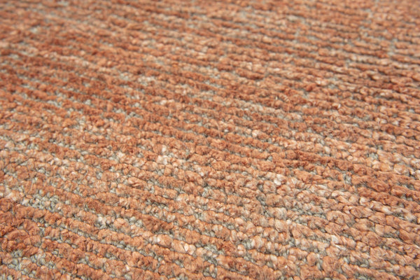 Alora Decor Demure Hand‑Tufted Rust Orange Area Rug With Viscose‑Wool Blend, Plush Sheen And Transitional Elegance 9' x 12' DEMDE1008TT000912