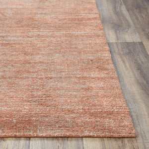 Alora Decor Demure Hand‑Tufted Rust Orange Area Rug With Viscose‑Wool Blend, Plush Sheen And Transitional Elegance 9' x 12' DEMDE1008TT000912