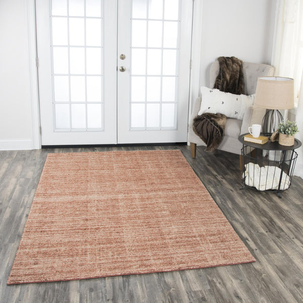 Alora Decor Demure Hand‑Tufted Rust Orange Area Rug With Viscose‑Wool Blend, Plush Sheen And Transitional Elegance 9' x 12' DEMDE1008TT000912
