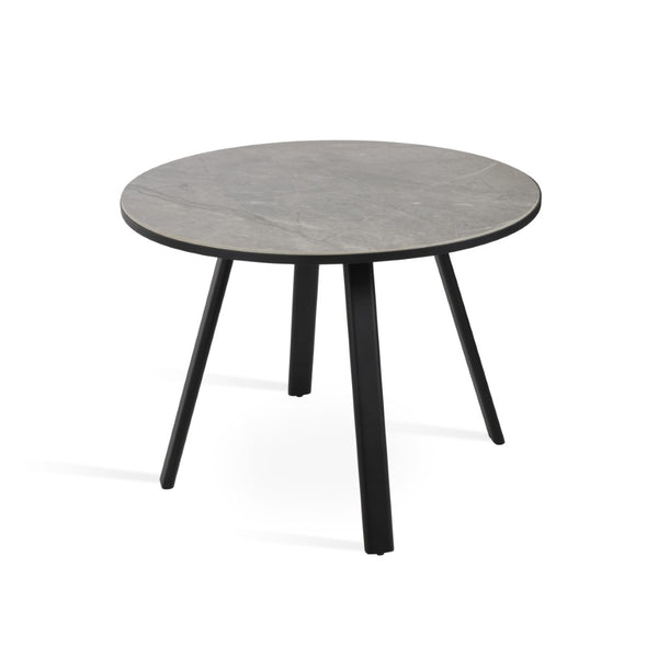 Soho Concept Denver Dining Table - 40" Ceramic Top With Glass, Stylish Black/Walnut/Brass Finishes For Modern Dining Black,Grey  Soho-concept-dining-chair-13705