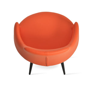 Soho Concept Dervish Ana Armchair Dining Chair - Stylish Leatherette Seat, Metal Legs, 2-year Guarantee & Durable Design Orange,Black,Gold  Soho-concept-dining-chair-02358