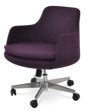 Soho Concept Dervish Lounge Deep Maroon Blazer - Premium Wool With 10-year Guarantee & Extra Loop Boucle Fabric Deep Maroon  Soho-concept-dining-chair-11744