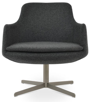 Soho Concept Dervish Lounge Dark Grey Blazer Made With Premium Camira Wool & Synergy Boucle Fabric, 10-year Warranty Dark Grey  Soho-concept-dining-chair-13058