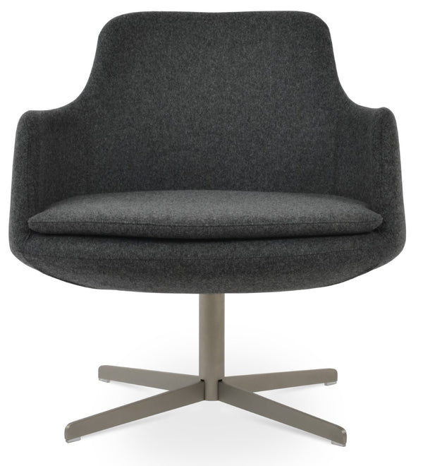 Soho Concept Dervish Lounge Dark Grey Blazer Made With Premium Camira Wool & Synergy Boucle Fabric, 10-year Warranty Dark Grey  Soho-concept-dining-chair-13058