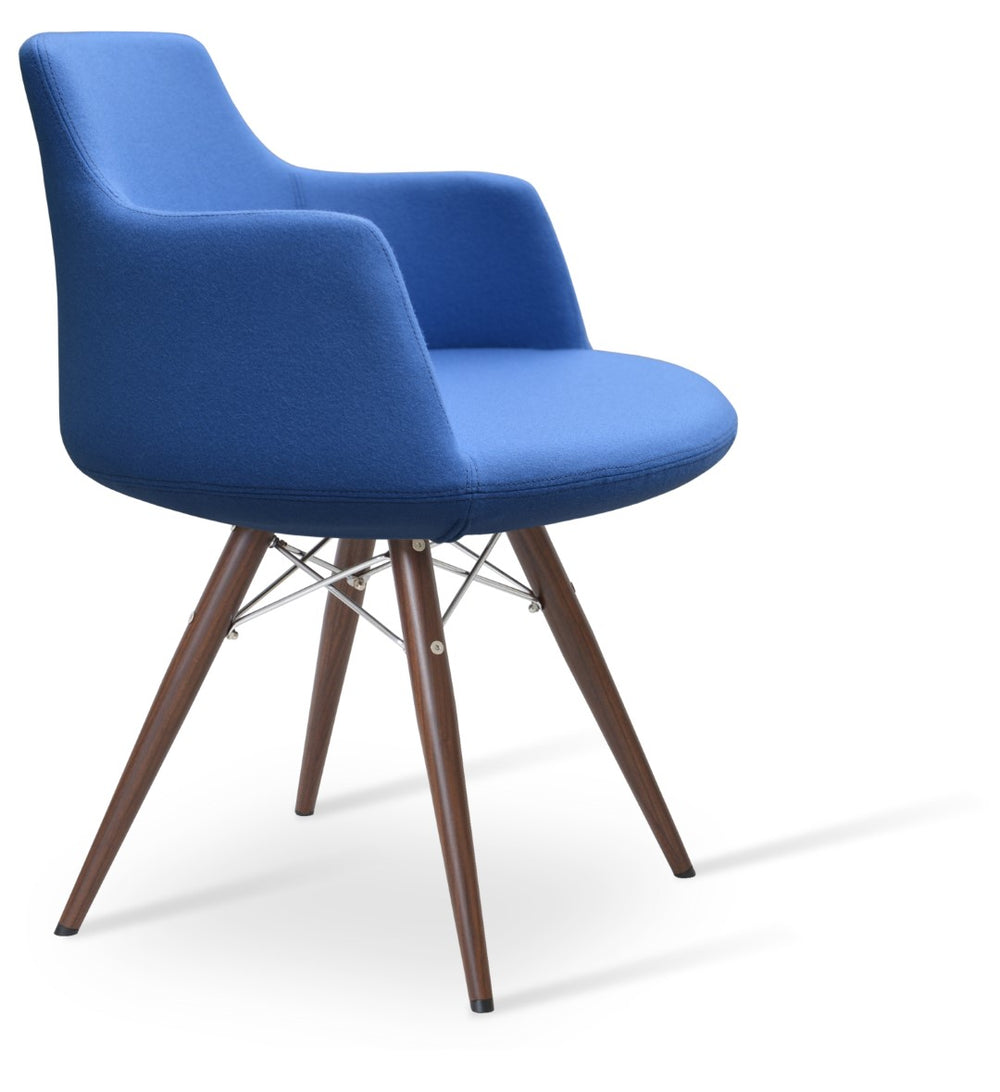 Soho Concept Dervish Mw Counter Bar Dining Chair - Premium Camira Blazer Wool, 10-year Guarantee, Stylish Boucle   Soho-concept-dining-chair-02382