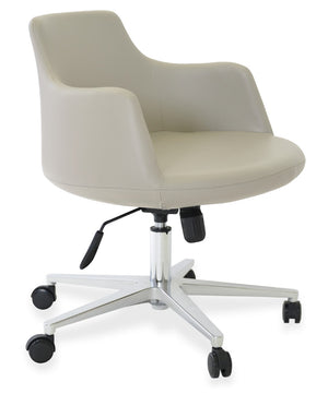 Soho Concept Dervish Arm (Ppm-fr) - Premium Leatherette Design With 2-year Warranty In Soft Black Finish Bone  Soho-concept-dining-chair-11765