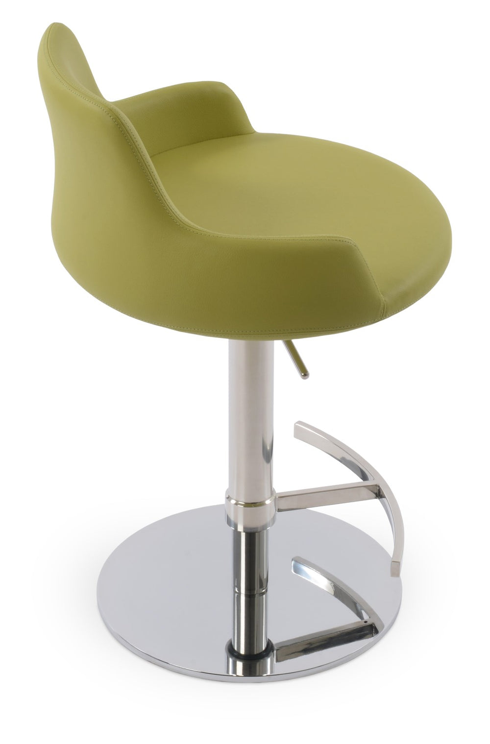 Soho Concept Dervish Adjustable Piston Barstools & Counterstools - Durable Leatherette, 2-year Guarantee, Stylish Design Grey  Soho-concept-dining-chair-07929
