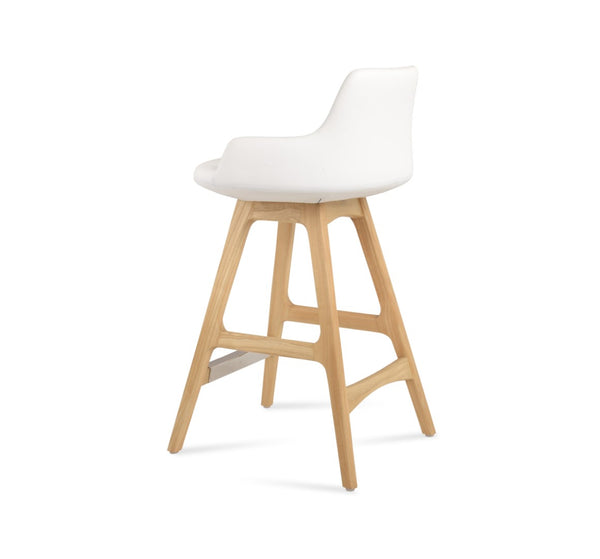 Soho Concept Dervish Pr-wood Barstools & Counterstools - Stylish Leatherette Seats, 2-year Guarantee, Up To 350 Lbs White  Soho-concept-dining-chair-07934