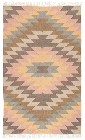 Jaipur Living Jaipur Living Mojave Flatweave Kilim Polyester Rug Southwestern Fringe Accent 8'10" X 11'9" RUG139679