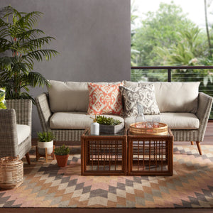 Jaipur Living Jaipur Living Mojave Flatweave Kilim Polyester Rug Southwestern Fringe Accent 8'10" X 11'9" RUG139679