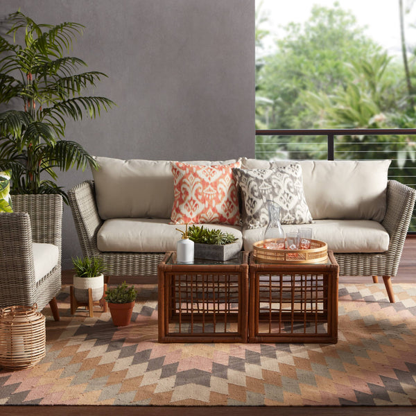 Jaipur Living Jaipur Living Mojave Flatweave Kilim Polyester Rug Southwestern Fringe Accent 8'10" X 11'9" RUG139679