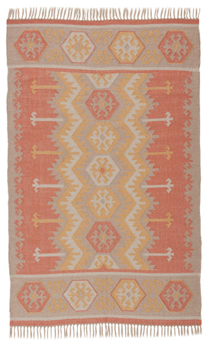 Jaipur Living Jaipur Living Emmett Handwoven Flatweave Kilim Geometric Polyester Indoor Outdoor Rug 7'10"X9'10" RUG128184