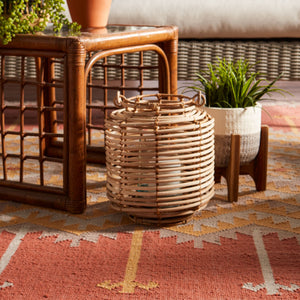 Jaipur Living Jaipur Living Emmett Handwoven Flatweave Kilim Geometric Polyester Indoor Outdoor Rug 7'10"X9'10" RUG128184