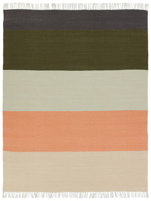 Jaipur Living Jaipur Living Swane Flatweave Polyester Striped Rug for Patio or Room 7'10"X9'10" RUG138235