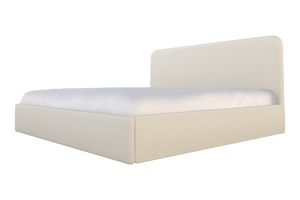 Moss Home Detroit King Bed - Modern Minimalism Meets Sleek Sophistication For A Contemporary Bedroom Retreat Ivory 100% Olefin Detr-bed-kin-celivo
