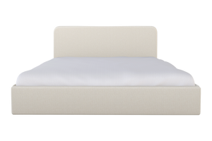Moss Home Detroit King Bed - Modern Minimalism Meets Sleek Sophistication For A Contemporary Bedroom Retreat Ivory 100% Olefin Detr-bed-kin-celivo