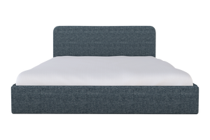 Moss Home Detroit King Bed - Modern Minimalist Design With Sleek Sophistication For A Stylish Bedroom Retreat Chambray 100% Polyester Detr-bed-kin-doucha