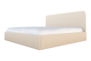 Moss Home Detroit King Bed - Modern Minimalist Design With Sleek Sophistication For Luxurious Bedroom Style Cloud 100% Olefin Detr-bed-kin-halclo