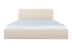 Moss Home Detroit King Bed - Modern Minimalist Design With Sleek Sophistication For Luxurious Bedroom Style Cloud 100% Olefin Detr-bed-kin-halclo