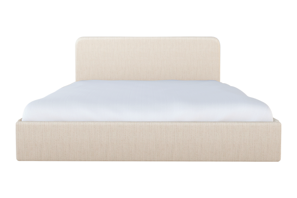 Moss Home Detroit King Bed - Modern Minimalist Design With Sleek Sophistication For Luxurious Bedroom Style Cloud 100% Olefin Detr-bed-kin-halclo