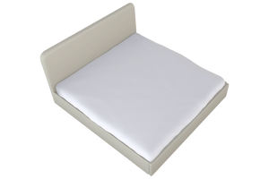 Moss Home Detroit King Bed – Modern Minimalism With Sleek Sophistication For A Contemporary Bedroom Design Cloud 100% Polyester Detr-bed-kin-shoclo