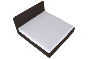 Moss Home Detroit King Bed – Modern Minimalism With Sleek Sophistication For A Contemporary Bedroom Design Espresso 100% Polyester Detr-bed-kin-shoesp